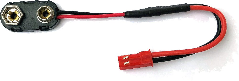 Adapter Fingertech JST to 9V Battery Adapter | FingerTech Robotics
